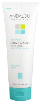 ANDALOU NATURALS: Cream Shave Botncl Cnt Lm, 8 fo