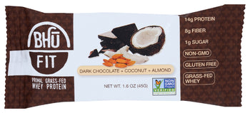 BHU FOODS: Bar Drk Choc Ccnt Almnd, 45 gm