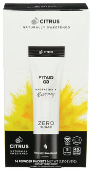 LIFEAID BEVERAGE: Fitaid Go Citrus 14Pkt, 3.21 oz