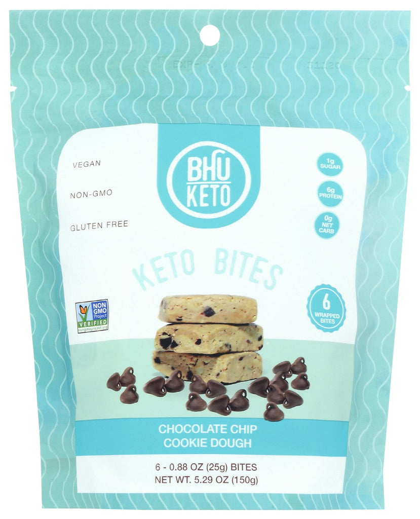 BHU FOODS: Bites Choc Chip Cookie, 5.29 oz