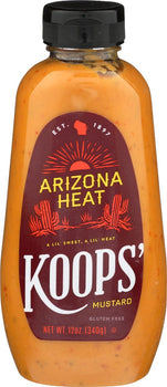 KOOPS: Mustard Sqz Arizona Heat, 12 oz