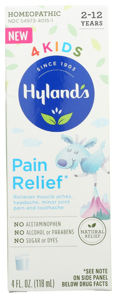 HYLAND: Kids Pain Relief, 4 fo