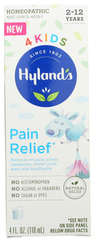 HYLAND: Kids Pain Relief, 4 fo