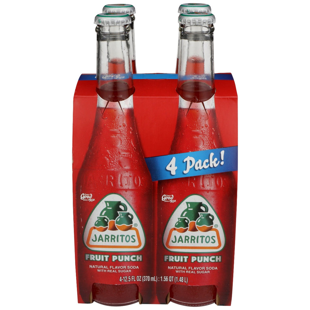 JARRITOS: Bev Fruit Punch 4Pk, 12.5 oz