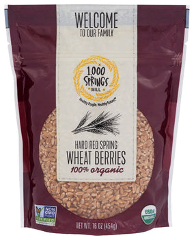 1000 SPRINGS MILL: Berry Wheat Red Spring, 16 oz