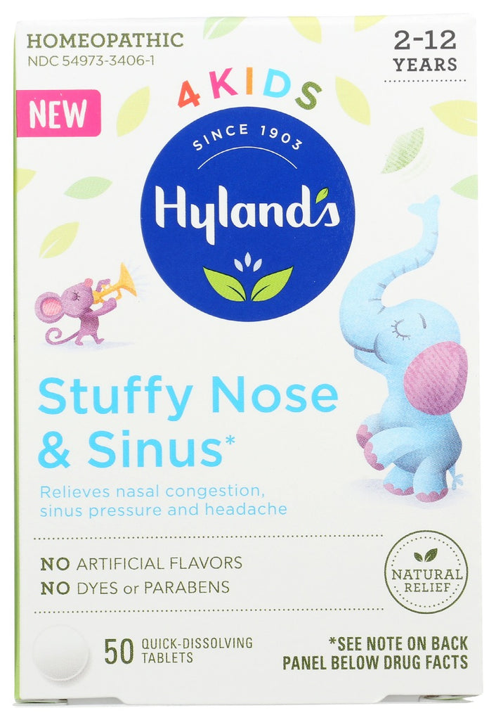 HYLAND: Kids Stuffy Nose Sinus, 50 tb