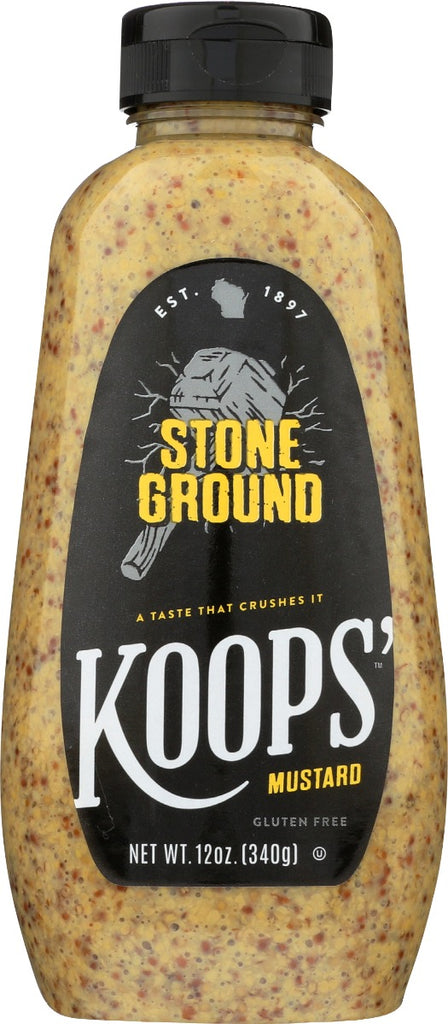 KOOPS: Mustard Stone Grnd, 12 oz