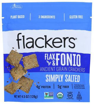 DOCTOR IN THE KITCHEN: Crackers Flax Fon Sltd, 4.5 oz