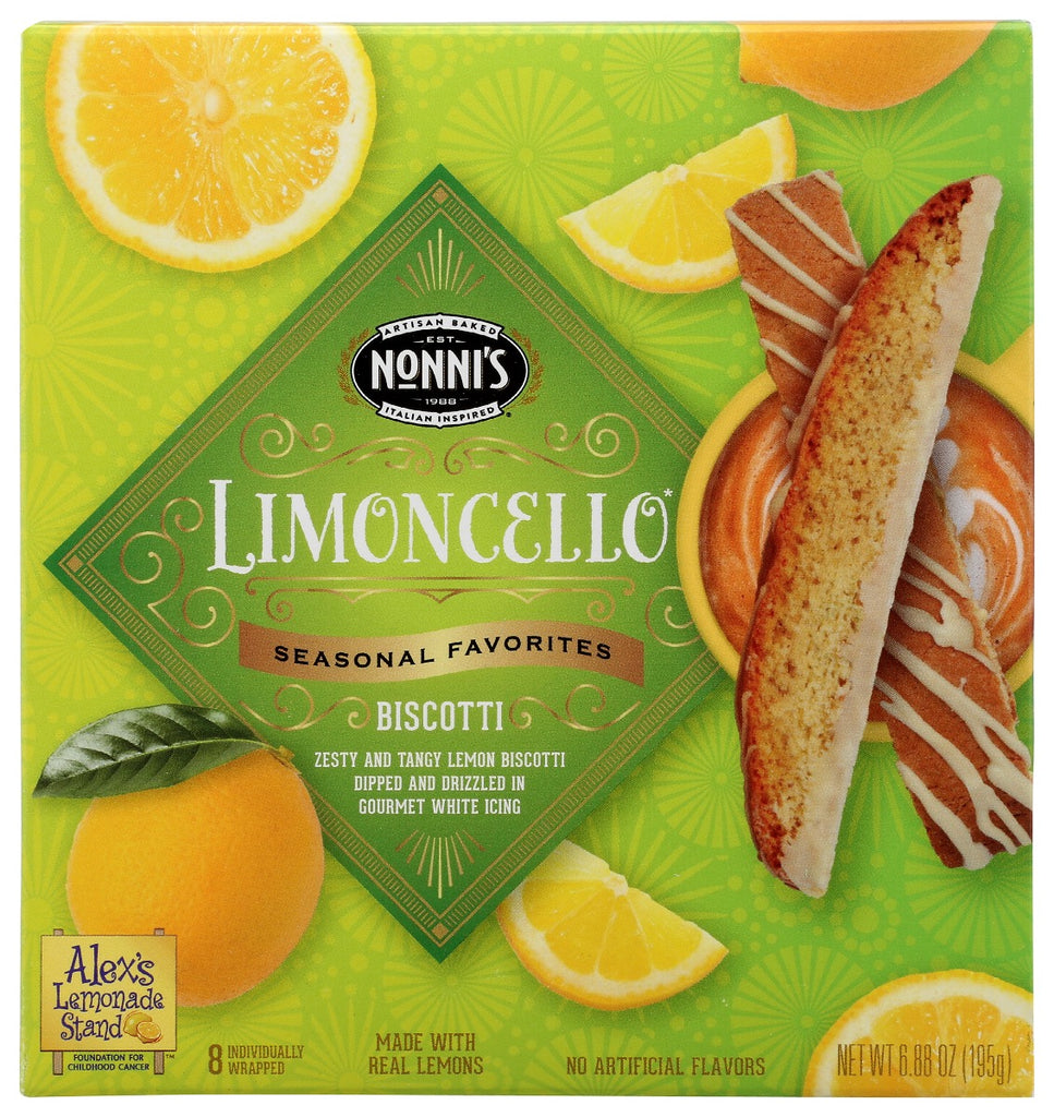 NONNIS: Biscotti Limoncello, 6.88 oz