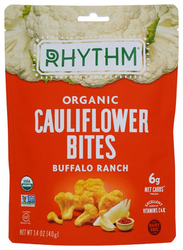 RHYTHM SUPERFOODS: Bites Cauliflwr Bffl Rnch, 1.4 oz