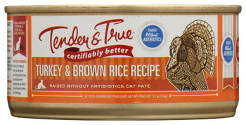 TENDER AND TRUE: Cat Fd Turkey & Brn Rice, 5.5 oz