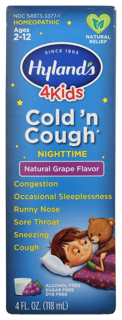 HYLAND: Kid Cld N Cgh Nght Grp Fl, 4 oz