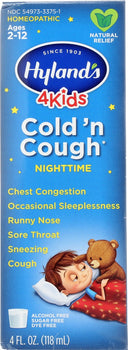 HYLAND: Kids Cold N Cough Night, 4 oz