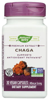 NATURES WAY: Chaga Antioxidant, 30 vc