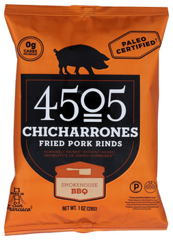 4505 MEATS: Chicharrones Bbq, 1 oz