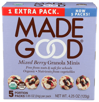 MADEGOOD: Org Granola Mini Mxd Bry, 4.25 oz