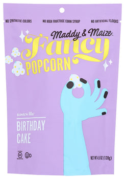 MADDY & MAIZE: Popcorn Birthday Cake, 4.5 oz