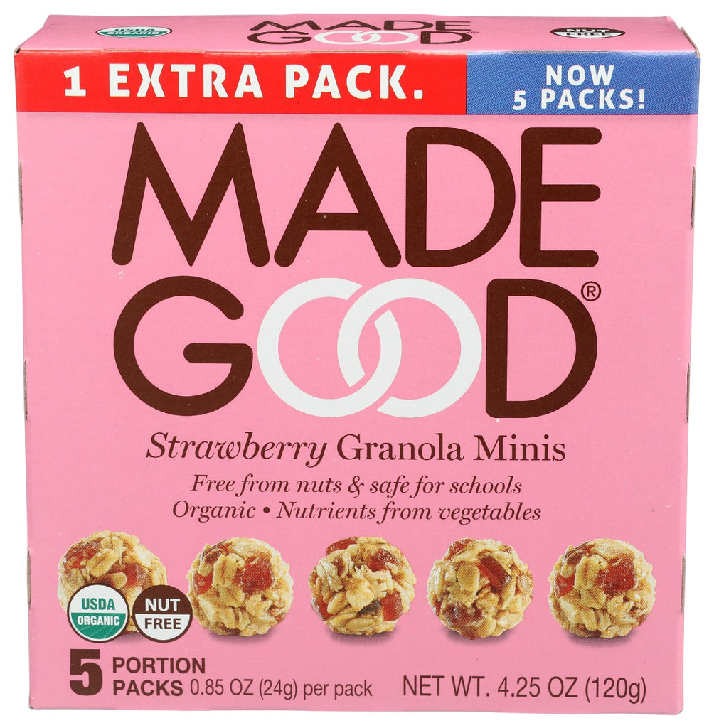 MADEGOOD: Org Granola Mini Strwbry, 4.25 oz