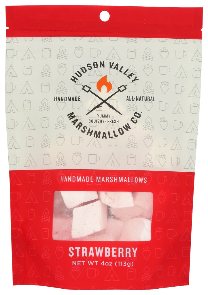 HUDSON VALLEY MARSHMALLOW CO: Marshmallows Strawberry, 4 oz