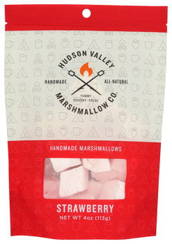 HUDSON VALLEY MARSHMALLOW CO: Marshmallows Strawberry, 4 oz