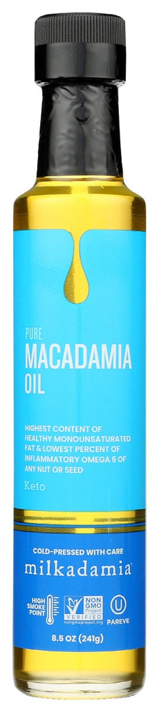 MILKADAMIA: Oil Macadamia Pure, 8.5 fo