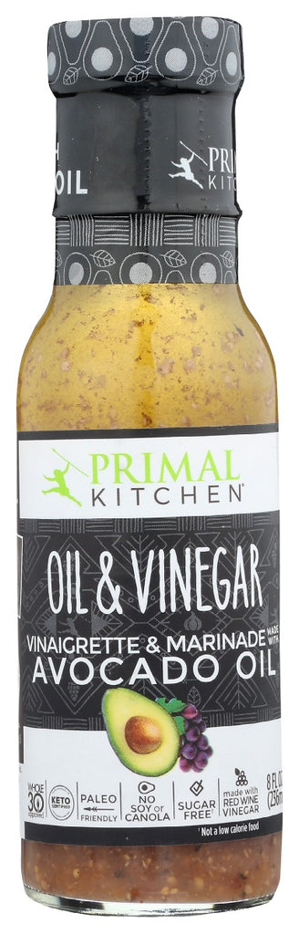 PRIMAL KITCHEN: Dressing Oil & Vinegar, 8 oz