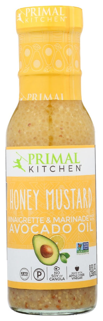 PRIMAL KITCHEN: Drssng Hny Mstrd Vingrt, 8 oz