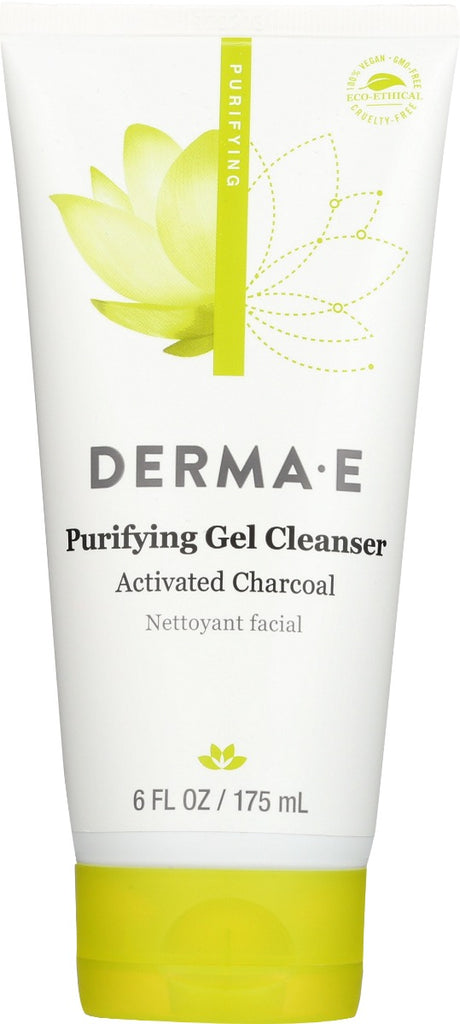 DERMA E: Cleanser Purifying Gel, 6 oz