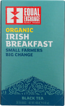 EQUAL EXCHANGE: Tea Irish Breakfast Org, 20 bg