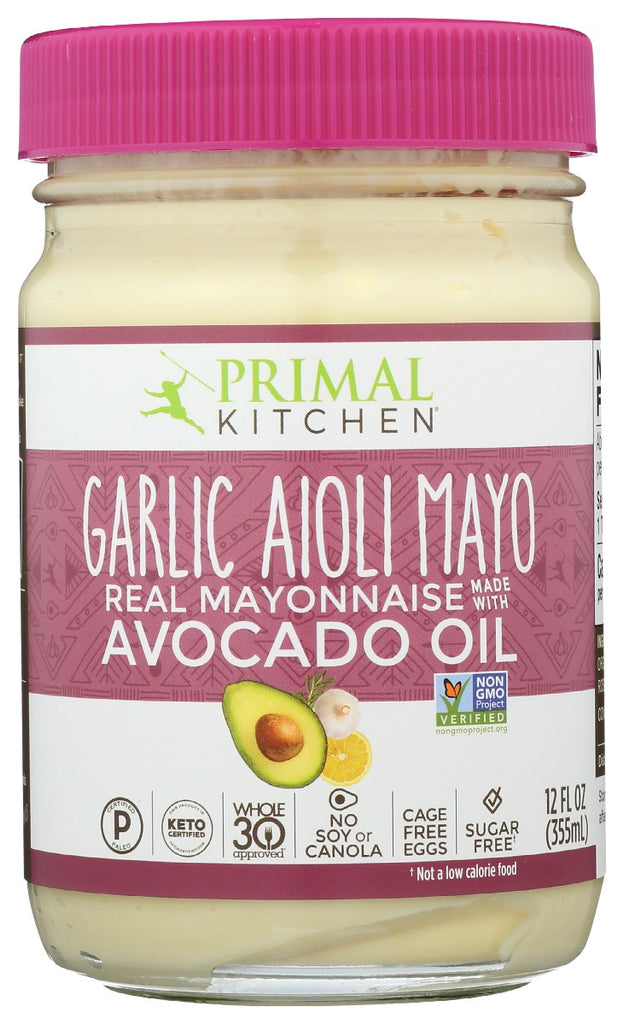 PRIMAL KITCHEN: Mayo Grlc Aioli Avcdo Oil, 12 oz