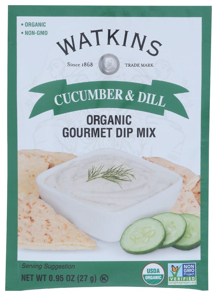 WATKINS: Mix Cucmbr Dill Dip Org, 0.95 oz