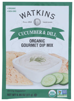 WATKINS: Mix Cucmbr Dill Dip Org, 0.95 oz