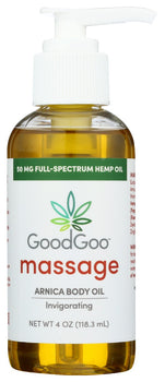 GOOD GOO: Oil Massage Arnica Hemp, 4 fo