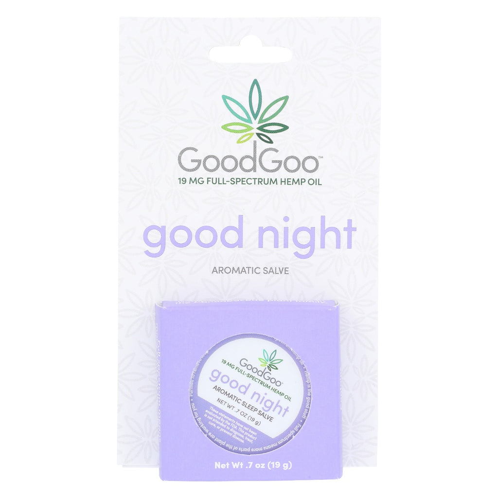 GOOD GOO: Salve Hemp Armtc Sleep Tn, 0.7 oz