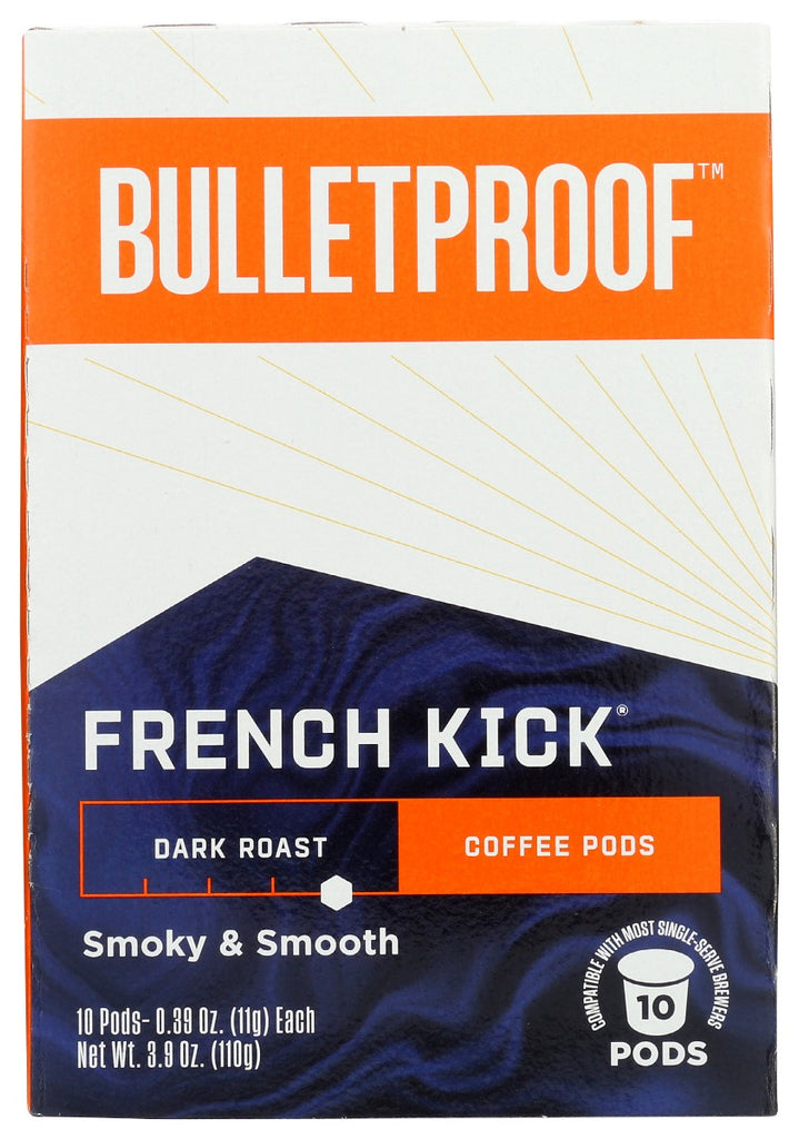 BULLETPROOF: Coffee Pods French 10Pc, 3.9 oz