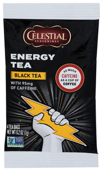 CELESTIAL SEASONINGS: Tea Black, 4 ct