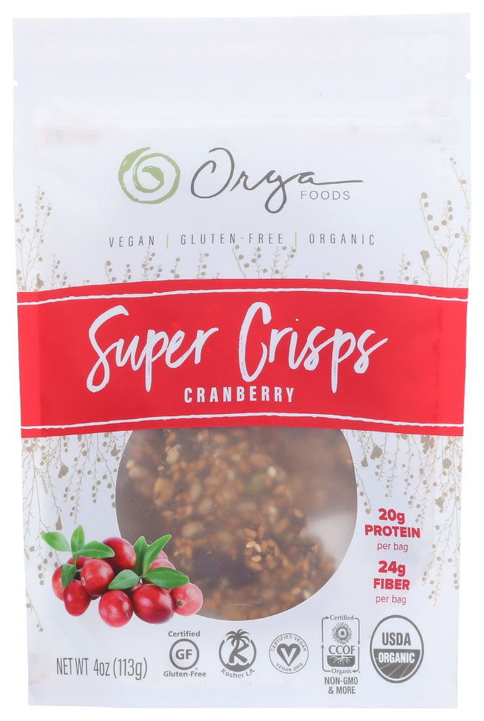 SUPER CRISPS: Crisps Cranberry Super, 4 oz