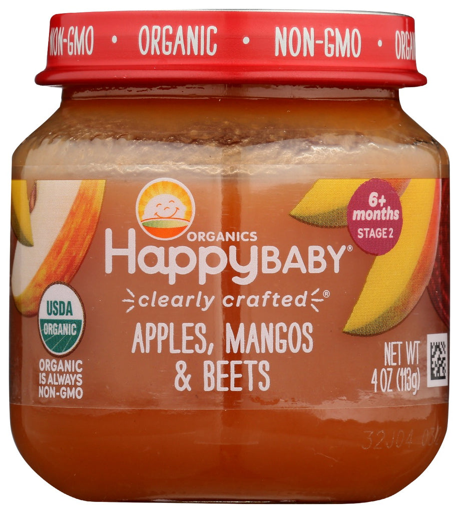 HAPPY BABY: Stage 2 Apple Mango Beet, 4 oz