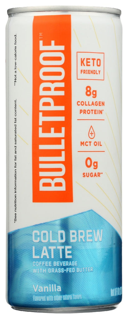 BULLETPROOF: Coffee Rtd Cld Brw Vnla, 8 fo