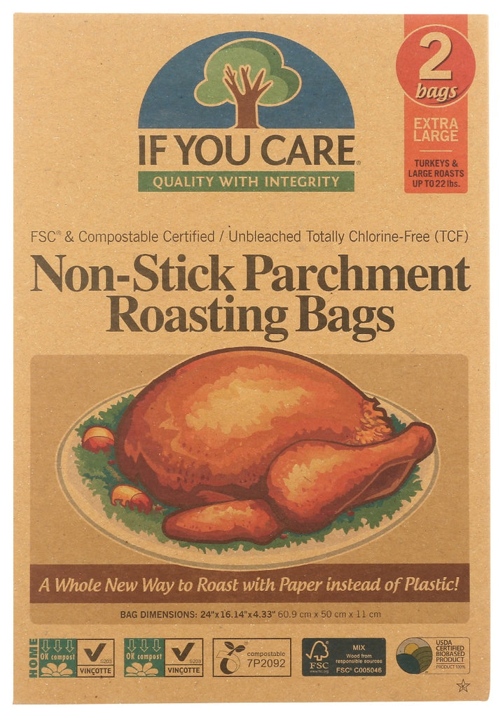 IF YOU CARE: Parchment Rstng Bag Xlrge, 2 ea