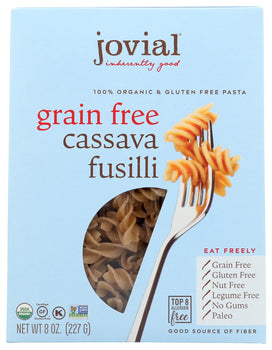 JOVIAL: Pasta Cassava Fusilli, 8 oz