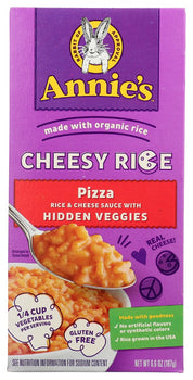 ANNIES HOMEGROWN: Rice Cheesy Pizza, 6.6 oz