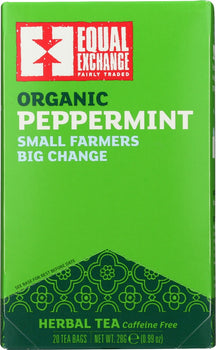 EQUAL EXCHANGE: Tea Peppermint Org, 20 bg