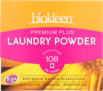 BIO KLEEN: Laundry Pwdr Premium, 5 lb