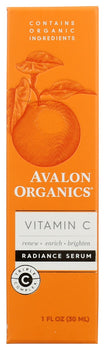 AVALON ORGANICS: Serum Radiance Vitamin C, 1 oz