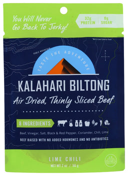 KALAHARI BILTONG: Biltong Lime Chili, 2 oz