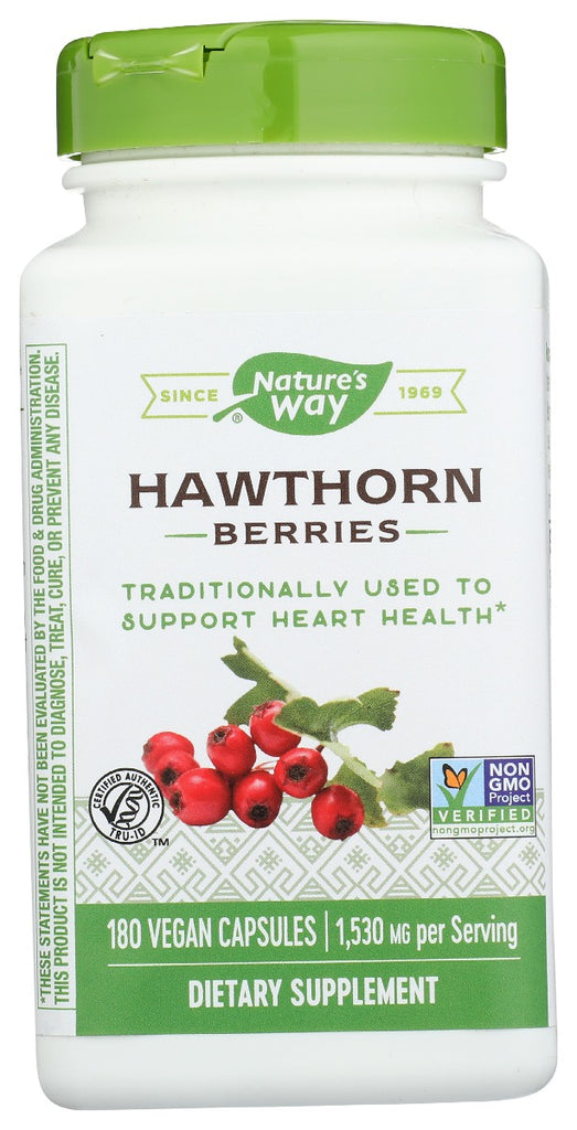 NATURES WAY: Hawthorn Berries, 180 cp