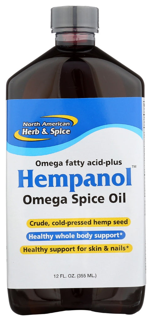 NORTH AMERICAN HERB: Hempanol Infsd Spice Oil, 12 oz