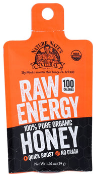 NATURE NATES: Honey Raw Energy Packets, 1.02 oz