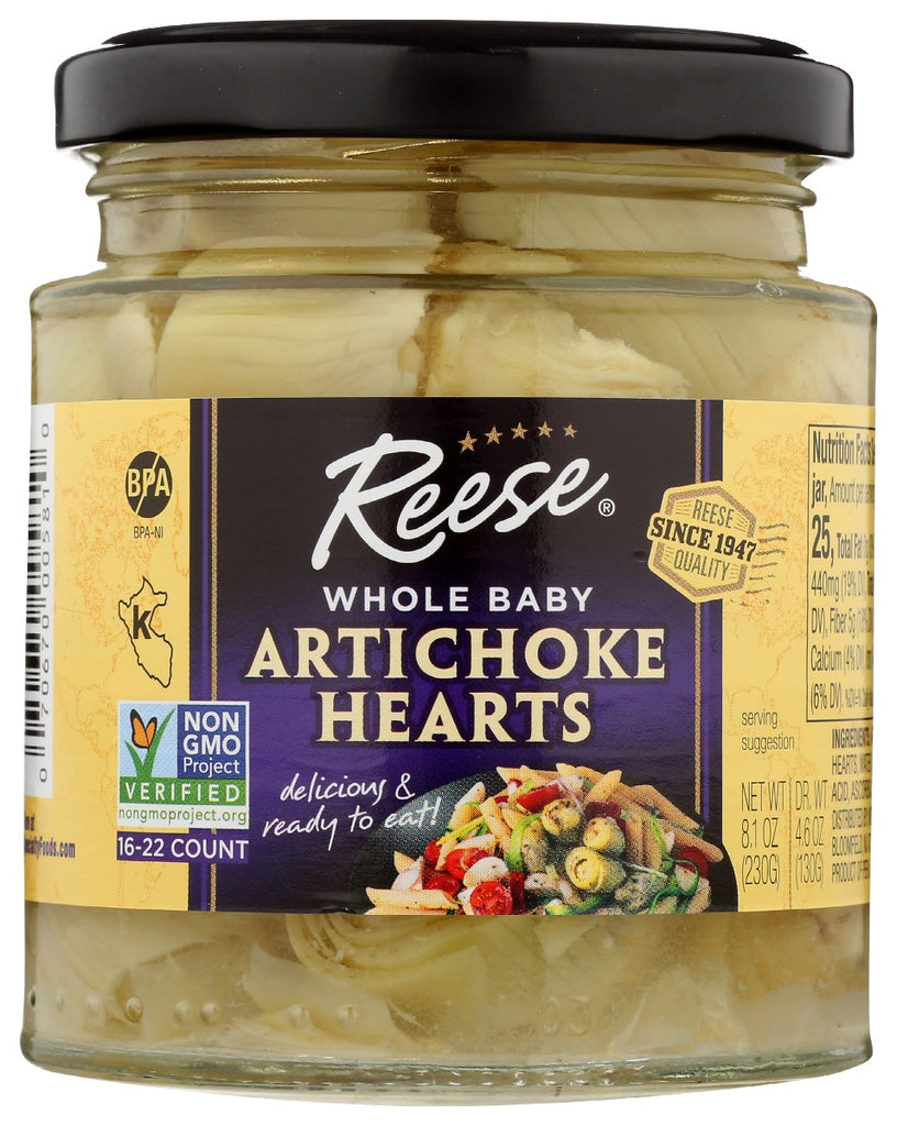 REESE: Artichoke Hrts Whl Baby, 8.1 oz